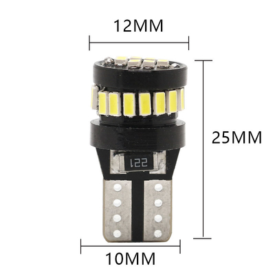 3014 LEDチップ 自動車用電球 白光 360度ビームアングル T10 3014 24smd 常流 明るいLED電球
