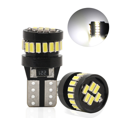 3014 LEDチップ 自動車用電球 白光 360度ビームアングル T10 3014 24smd 常流 明るいLED電球