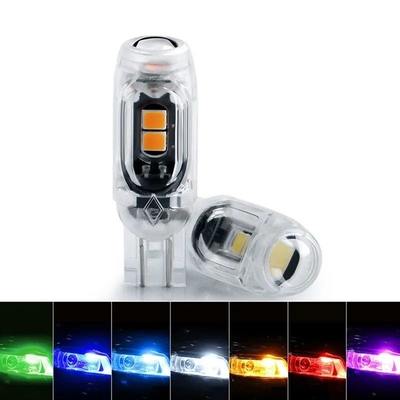 360度LED灯泡 自動車免許証券T10 2835 3030 5smd LEDハイライト 5W5 非極性小幅ランプ