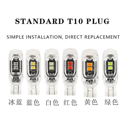 360度LED灯泡 自動車免許証券T10 2835 3030 5smd LEDハイライト 5W5 非極性小幅ランプ