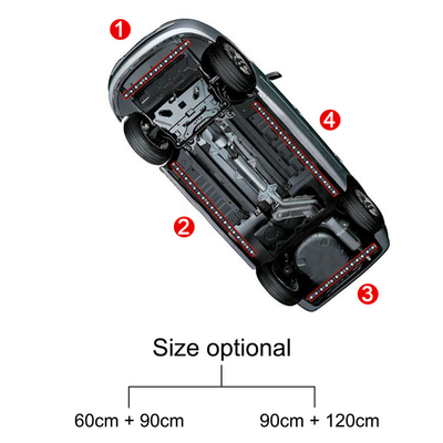 自動車用LEDインテリアライト 多色リモコン 柔軟ABS12V 車用LEDストライプライト