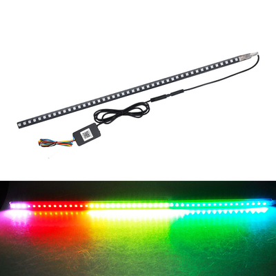 ユニバーサル ABS カー インテリア LED ライト 防水 56CM カー フラッシュ ストローブ ライト ナイト ライダー スキャナー ライト