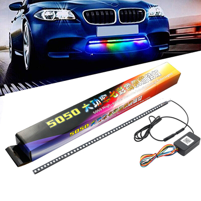 ユニバーサル ABS カー インテリア LED ライト 防水 56CM カー フラッシュ ストローブ ライト ナイト ライダー スキャナー ライト