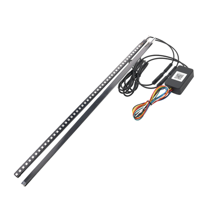 ユニバーサル ABS カー インテリア LED ライト 防水 56CM カー フラッシュ ストローブ ライト ナイト ライダー スキャナー ライト