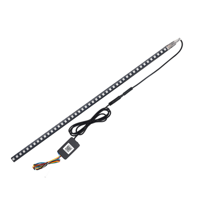 ユニバーサル ABS カー インテリア LED ライト 防水 56CM カー フラッシュ ストローブ ライト ナイト ライダー スキャナー ライト
