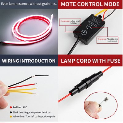 ST-5050-150180APP RGB LED 車内照明 リモコン付き 防水・柔軟