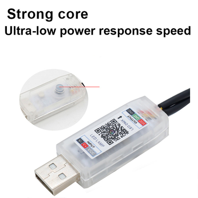 5V PVC USB LED ストライプライト 110cm APP リモートコントロール付き