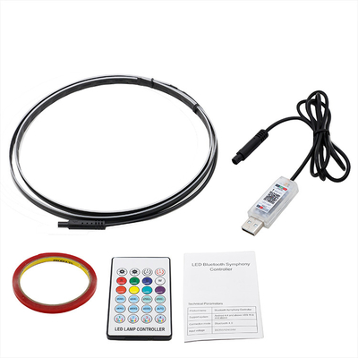 5V PVC USB LED ストライプライト 110cm APP リモートコントロール付き