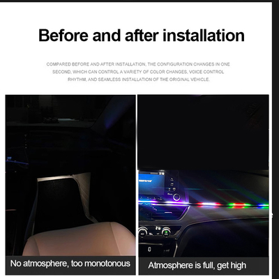 5V PVC USB LED ストライプライト 110cm APP リモートコントロール付き
