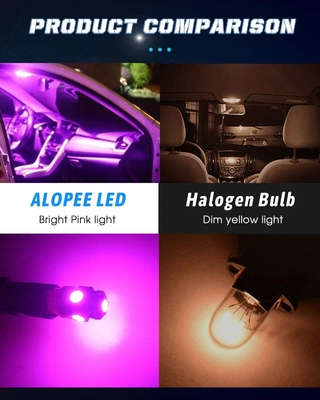 194の自動車LEDの電球6500KはT10 SMD 5050を欠けるくさびで留める
