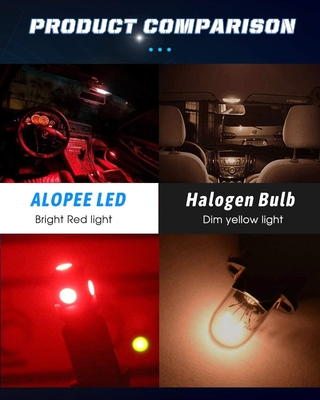 194の自動車LEDの電球6500KはT10 SMD 5050を欠けるくさびで留める