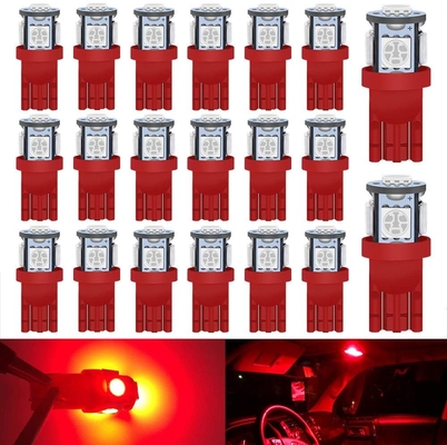 194の自動車LEDの電球6500KはT10 SMD 5050を欠けるくさびで留める