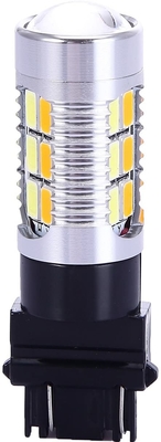 プロジェクターとの3157の3057の3357の4157のLEDブレーキ回転信号ライトこはく色のスイッチバック22 SMD