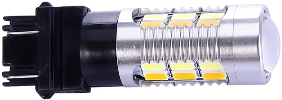 プロジェクターとの3157の3057の3357の4157のLEDブレーキ回転信号ライトこはく色のスイッチバック22 SMD
