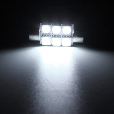 花飾りC5W 5050 6SMD LED車内部ライト電球のドーム青く白いDC 12V 31mm 36mm 39mm 41mm
